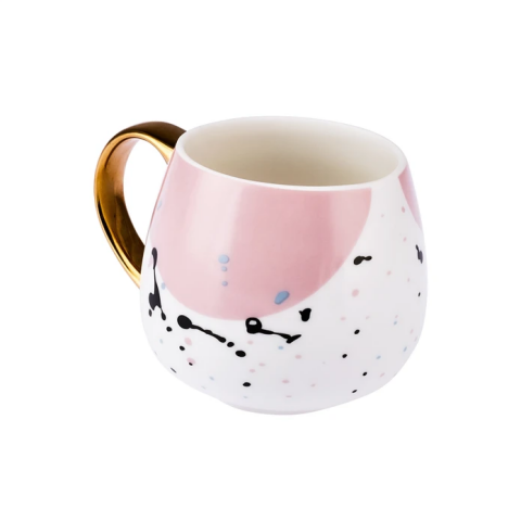 Emsan Watercolor Kupa 380 ml Pembe-2962