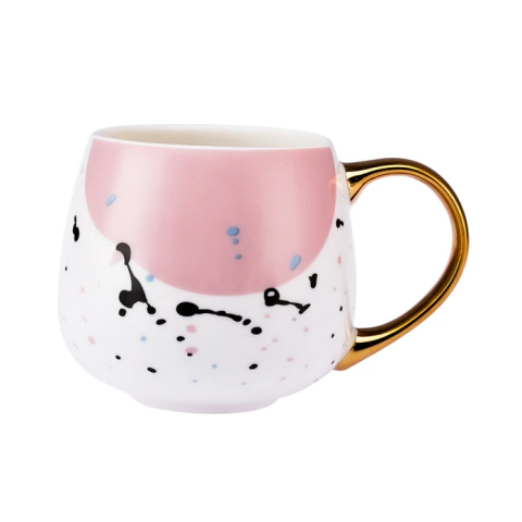 Emsan Watercolor Kupa 380 ml Pembe-2962
