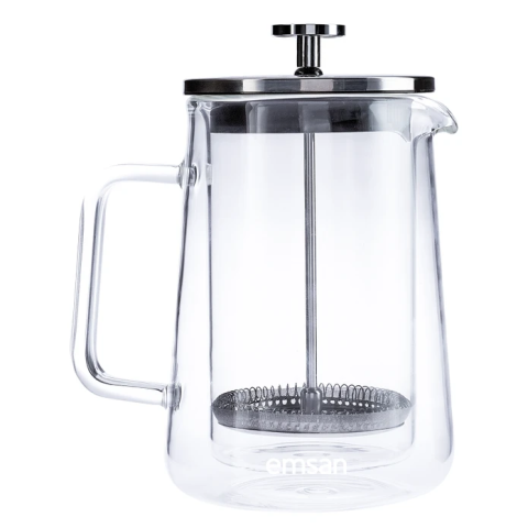 Emsan Double Glass French Press 600 ml-2691