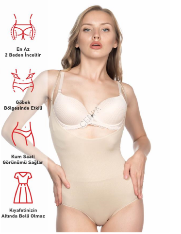 Emay Ten 2023 Göğsü Açık Body Korse