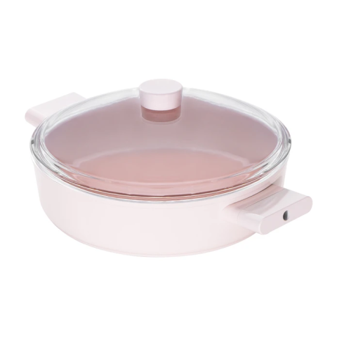Emsan Swiss Crystal Karnıyarık Tenceresi Pembe 26 cm-3689