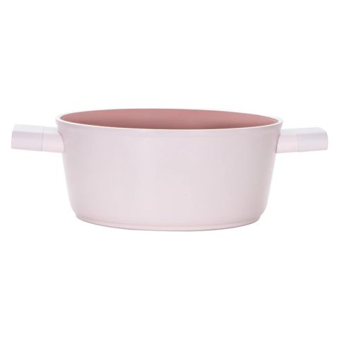 Emsan Swiss Crystal Derin Tencere Pembe 24 cm-3693