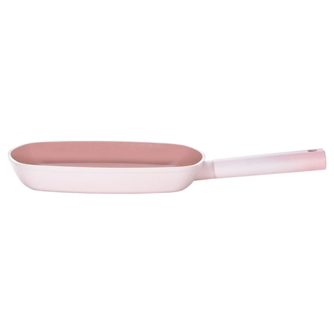 Emsan Swiss Crystal Kare Tava Pembe 28 cm-3696