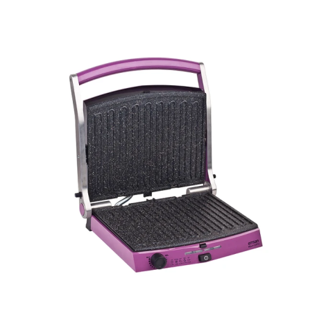 Emsan Bella Gusto 6 Dilim Ekmek Kapasiteli Granit Tost Makinası Violet-1047