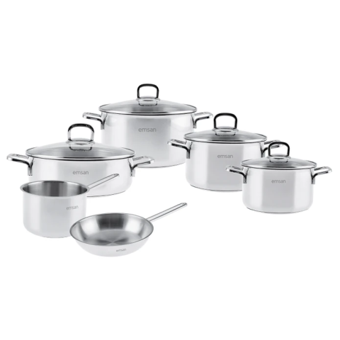 Emsan Cocinero 10 Parça Çelik Çeyiz Seti-2573