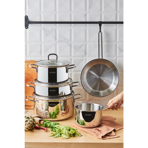 Emsan Cocinero 8 Parça Çelik Çeyiz Seti-2572