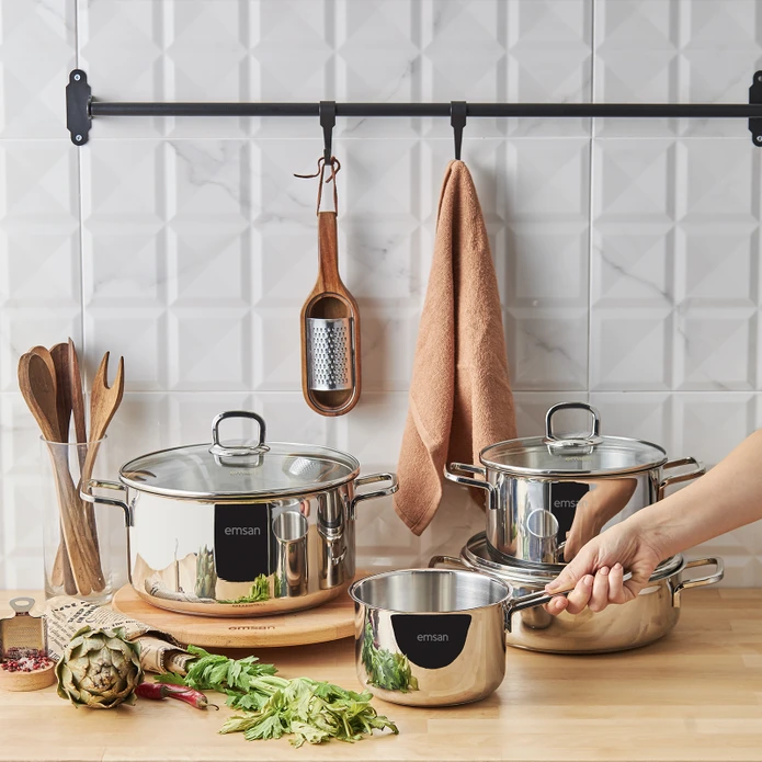 Emsan Cocinero 7 Parça Çelik Çeyiz Seti-2571