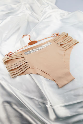 Vanilya Secret 316 Kadın Dantelli Fantezi Slip Taş