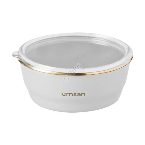 Emsan Troy Emaye 3'lü Saklama Kabı Beyaz-0513