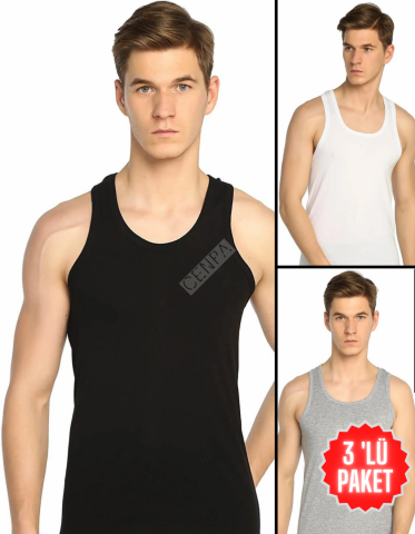 Tutku Erkek Spor Atlet 3 'lü Paket