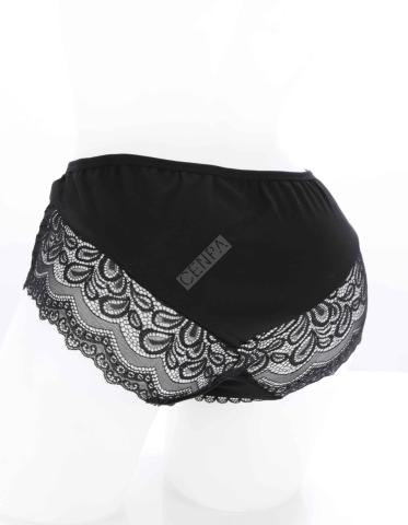 Mıss Brave 754 Bayan Dantelli Slip Siyah