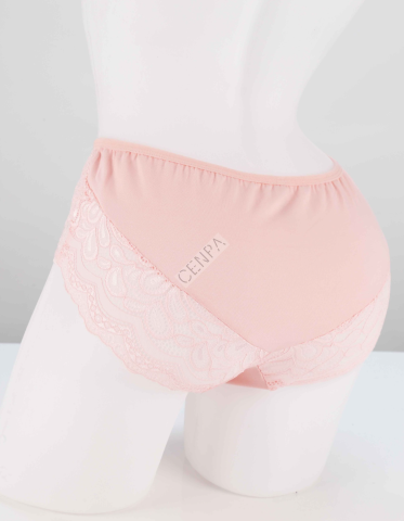 Mıss Brave 754 Bayan Dantelli Slip Pudra