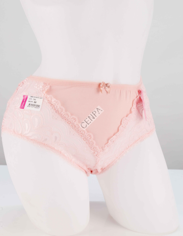 Mıss Brave 754 Bayan Dantelli Slip Pudra