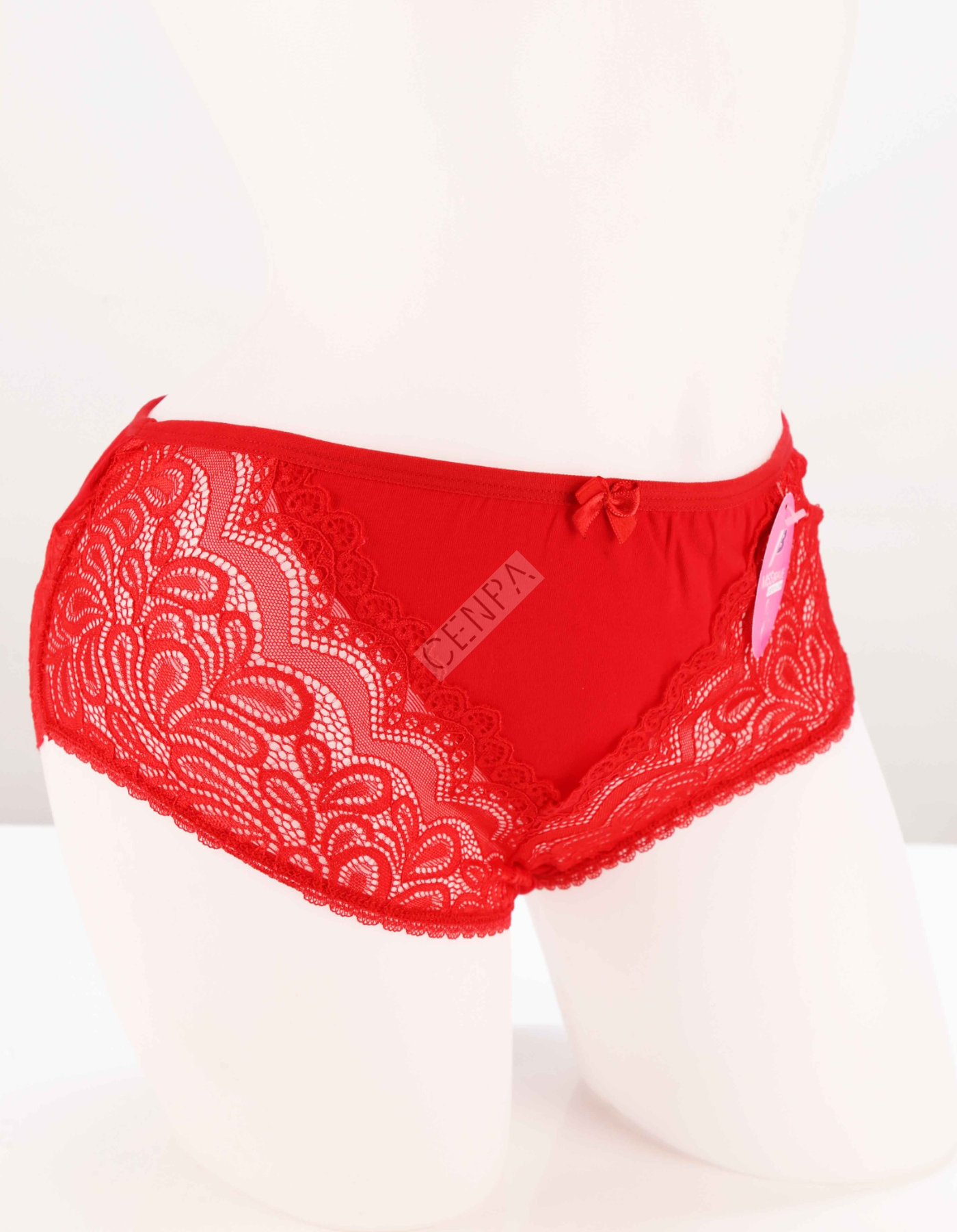 Mıss Brave 754 Bayan Dantelli Slip Kırmızı