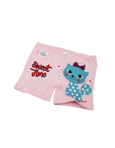 Biyokids Kız Çocuk  4-5 yaş Pembe Renkli Boxer
