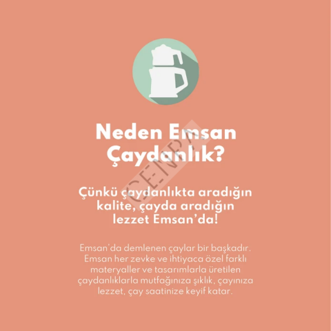 Emsan Teatanyum Midi İndüksiyon Tabanlı Çaydanlık Takımı-0045
