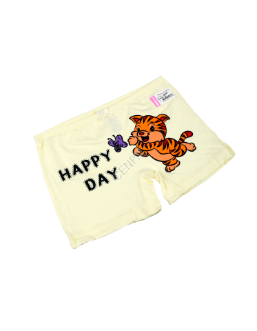 Biyokids Kız Çocuk  6-7 yaş Sarı Renkli Boxer