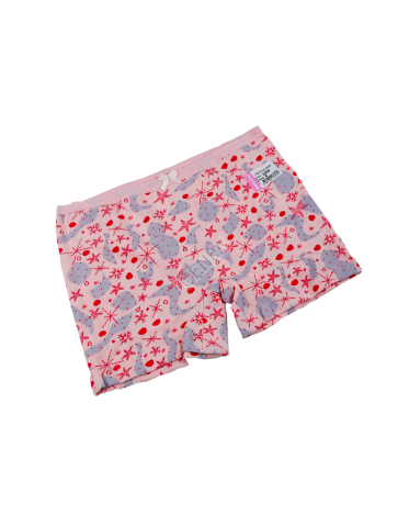 Biyokids Kız Çocuk  8-9 yaş Pembe Baskılı Renkli Boxer
