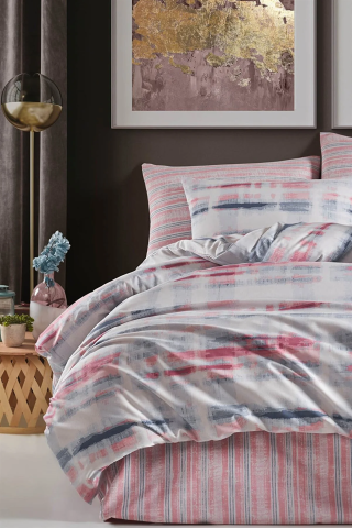 İyi Geceler İstanbul Fusion Çift Kişilik Nevresim Takımı - Esprit Pembe
