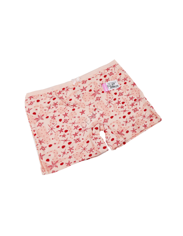 Biyokids Kız Çocuk  8-9 yaş Pudra Baskılı Renkli Boxer