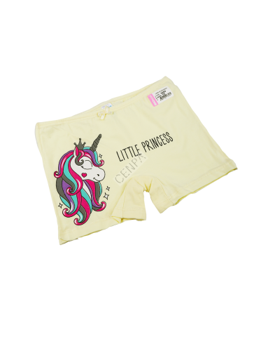 Biyokids Kız Çocuk  10-11 yaş Sarı Baskılı Renkli Boxer