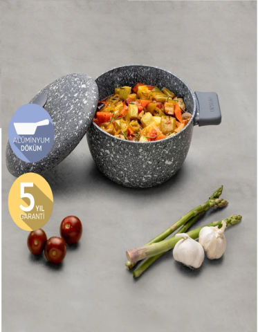 Emsan Perge Döküm Derin Tencere 24 cm-0604