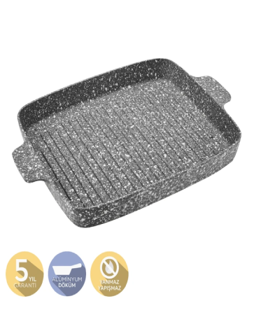 Emsan Perge Döküm Izgara Tava 30x25 cm-1051