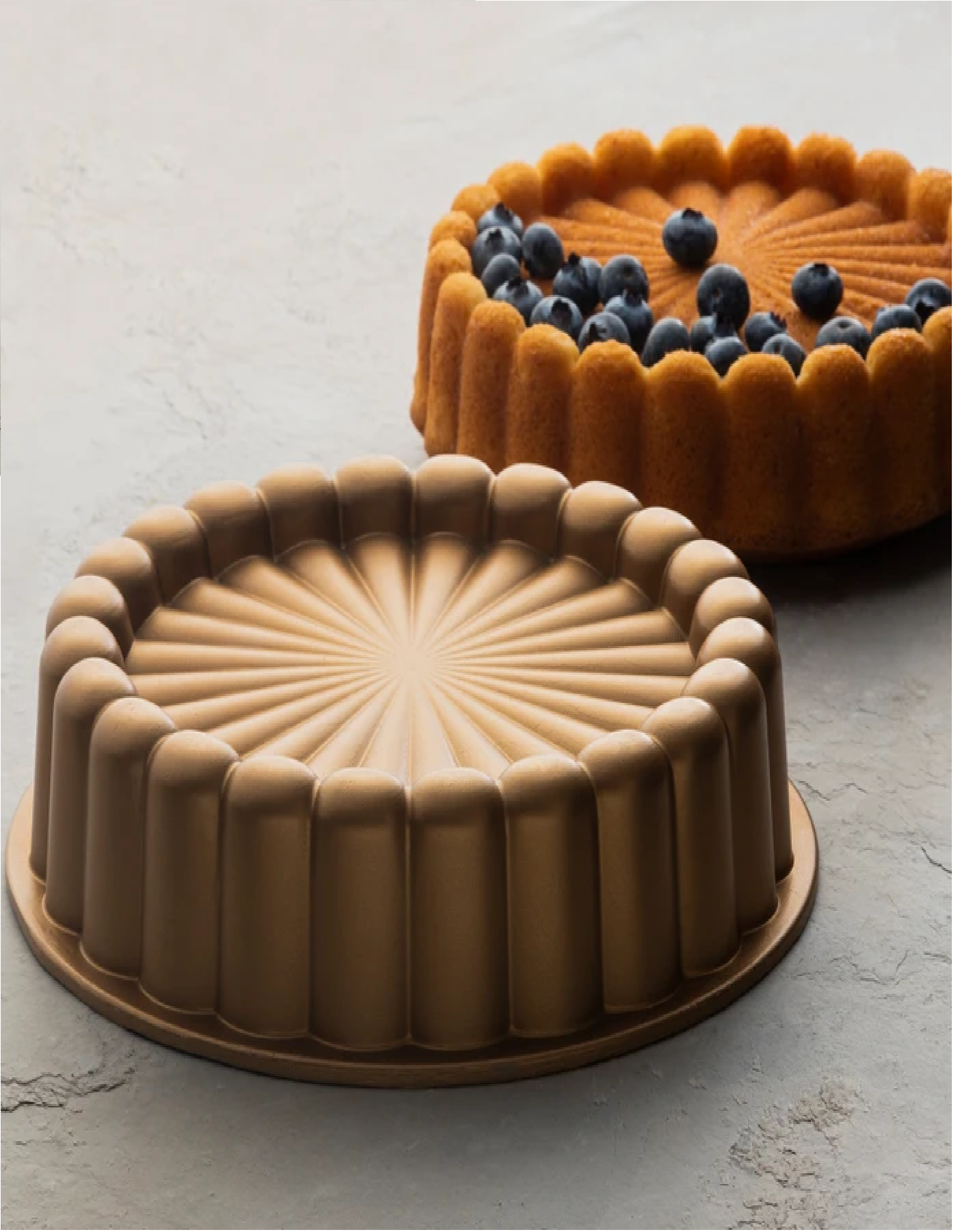 Emsan Mira Tart Kalıbı Gold 22 cm-0736