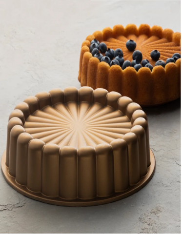 Emsan Mira Tart Kalıbı Gold 22 cm-0736