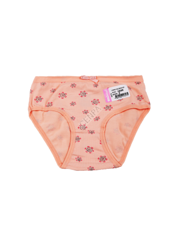 Biyokids Kız Çocuk 2-3 yaş Turuncu Baskılı Renkli Slip