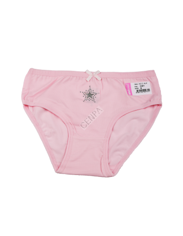 Biyokids Kız Çocuk 6-7 yaş Pembe Baskılı Renkli Slip