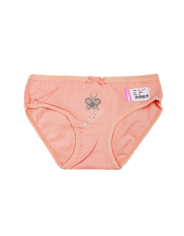 Biyokids Kız Çocuk 6-7 yaş Turuncu Baskılı Renkli Slip