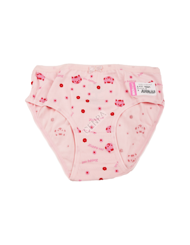 Biyokids Kız Çocuk 8-9 yaş Pembe Baskılı Renkli Slip