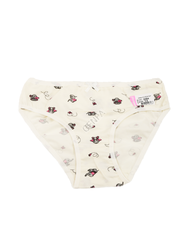Biyokids Kız Çocuk 12-13 yaş Açık Lila Baskılı Renkli Slip