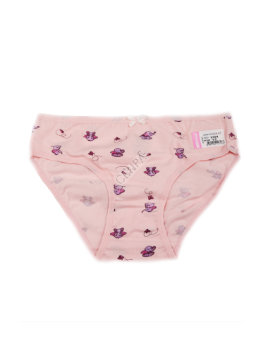Biyokids Kız Çocuk 12-13 yaş Pembe Desenli Baskılı Renkli Slip