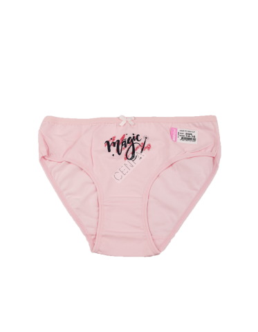 Biyokids Kız Çocuk 14-16 yaş Pembe Baskılı Renkli Slip