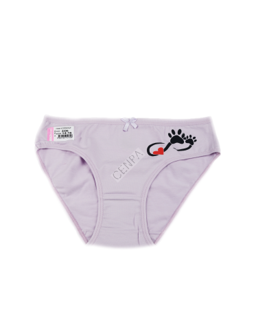 Biyokids Kız Çocuk 14-16 yaş Lila Baskılı Renkli Slip