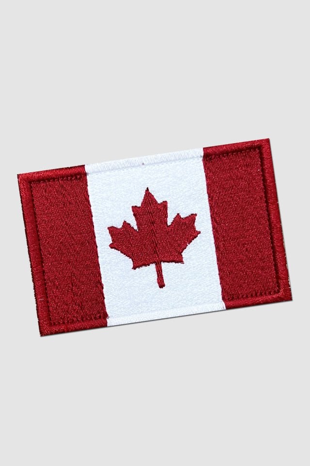 KANADA Bayrağı - Canada Flag - Nakış arma - Velcro patch, Cırtlı Yama, Canada, Arma, Nakışlı Arma,