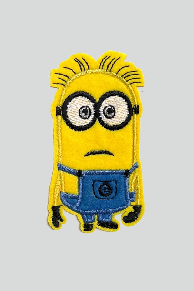 Şaşkın Minion  - Yapışkanlı Arma, Nakışlı Yama, Patch, Çocuk arma