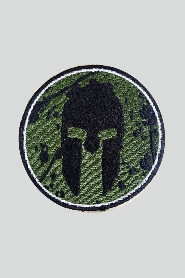 YEŞİL-ZIRHLI ŞÖVALYE - Cırtlı Nakışlı Arma, Yama, Patch, Airsoft Aksesuar
