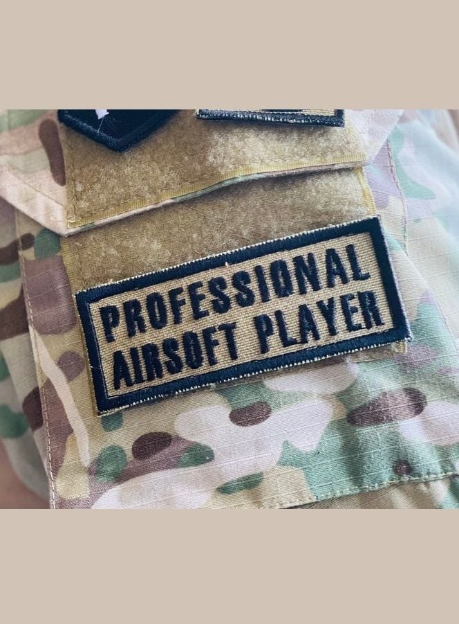TAN RENGİ -  Profesyonel Airsoft Cırtlı Nakışlı arma, patch, yama