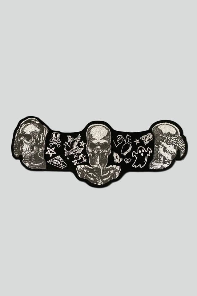 İSKELET - MOTORCU ARMASI, Patch, Yapışkanlı Yama
