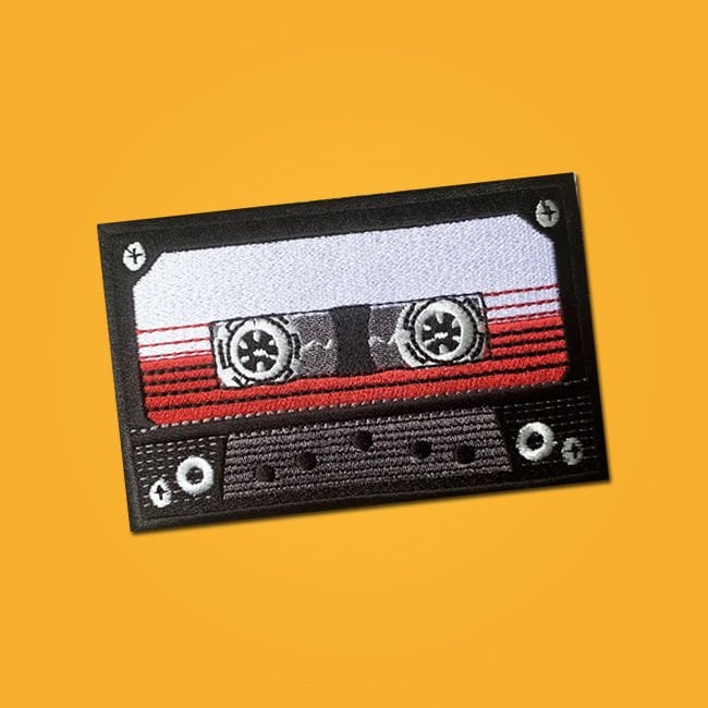 NOSTALJİK KASET - Yapışkanlı Nakışlı Arma, Patch, Yama