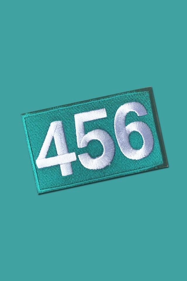 Squid Game Yapışkanlı Arma 456 / Patch / Yama