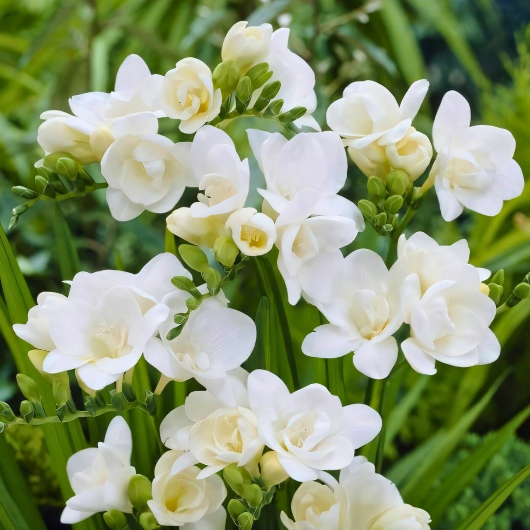 Frezya ( Fresia ) Soğanı Double - Arpa Çiçeği - Beyaz