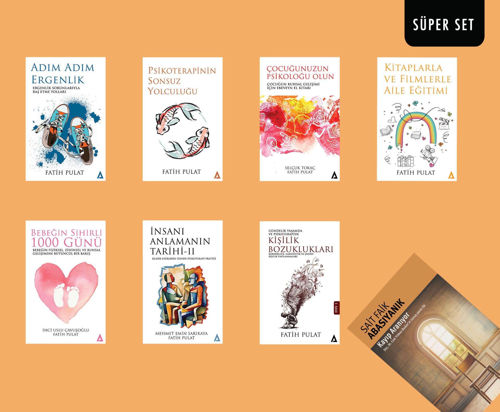 Fatih Pulat Süper Set (7 Kitap Takım +1 Kitap Hediye)
