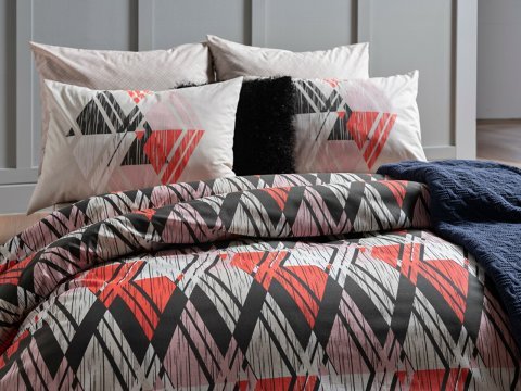 Poly Cotton Retro Nevresim Takımı