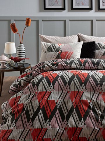 Poly Cotton Retro Nevresim Takımı