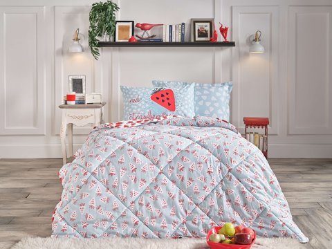 Poly Cotton Strawberry Uyku Seti