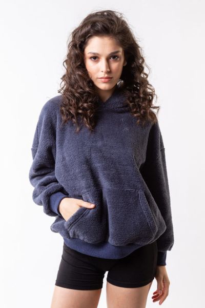 Wellsoft Kadın Kapüşonlu Sweatshirt